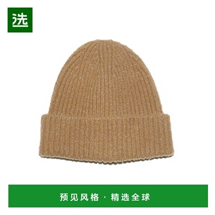 欧洲直邮ACNE STUDIO 23新款 女士棕驼色羊毛混纺毛线帽