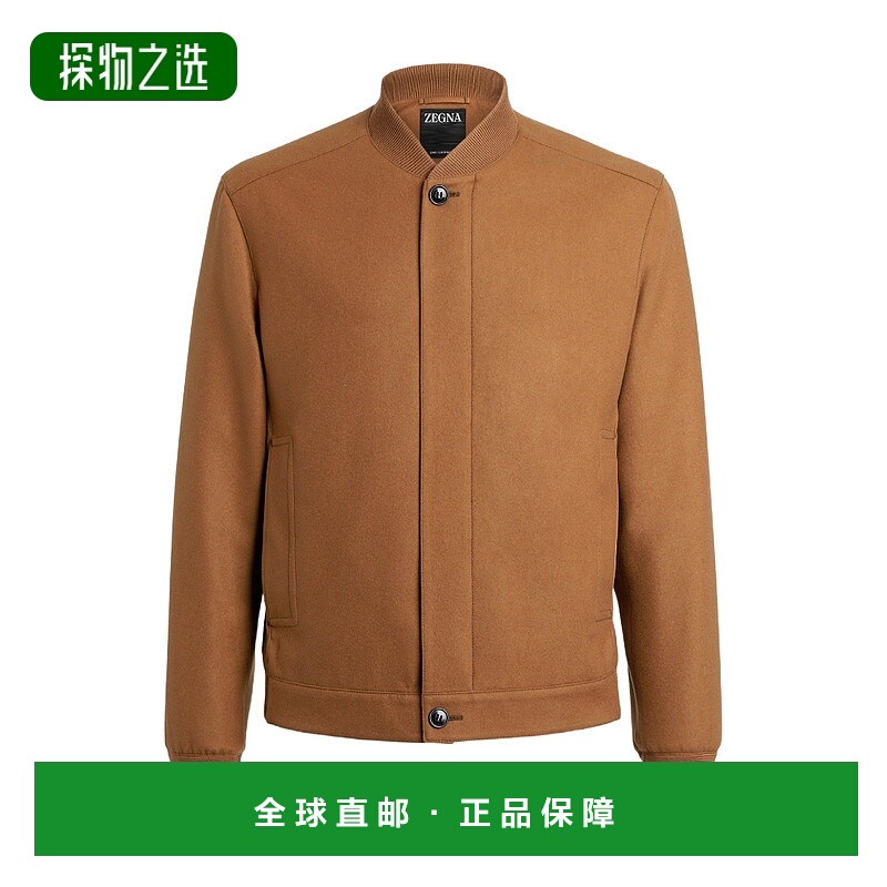 香港直邮Zegna Oasi Cashmere Elements 羊绒飞行员休闲夹克 UCT4