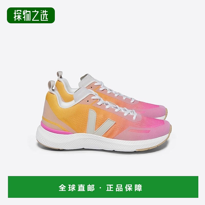 欧洲直邮VEJA Impala系列岩石色/金色再生聚酯纤维V标识训练