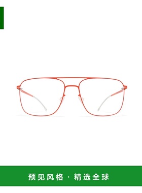 1h可退 香港直邮Mykita 女士 Tobi 方框眼鏡 TOBI orange橙色 舒