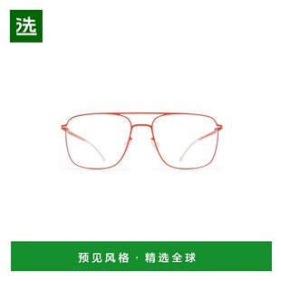 1h可退 香港直邮Mykita 女士 Tobi 方框眼鏡 TOBI orange橙色 舒