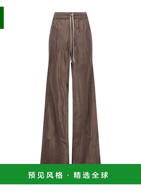 香港直邮RICK OWENS 女士休闲裤 RP01F6304N34 SS2026 棕色 抽绳