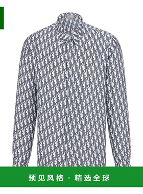 香港直邮Dior Oblique衬衫 013C501A6006长袖迪奥潮牌时尚高级感