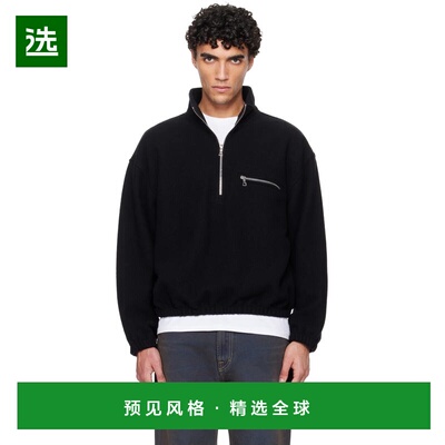 1h可退 香港直邮Rier 男士 黑色套头衫 NFL1X02 舒适时尚