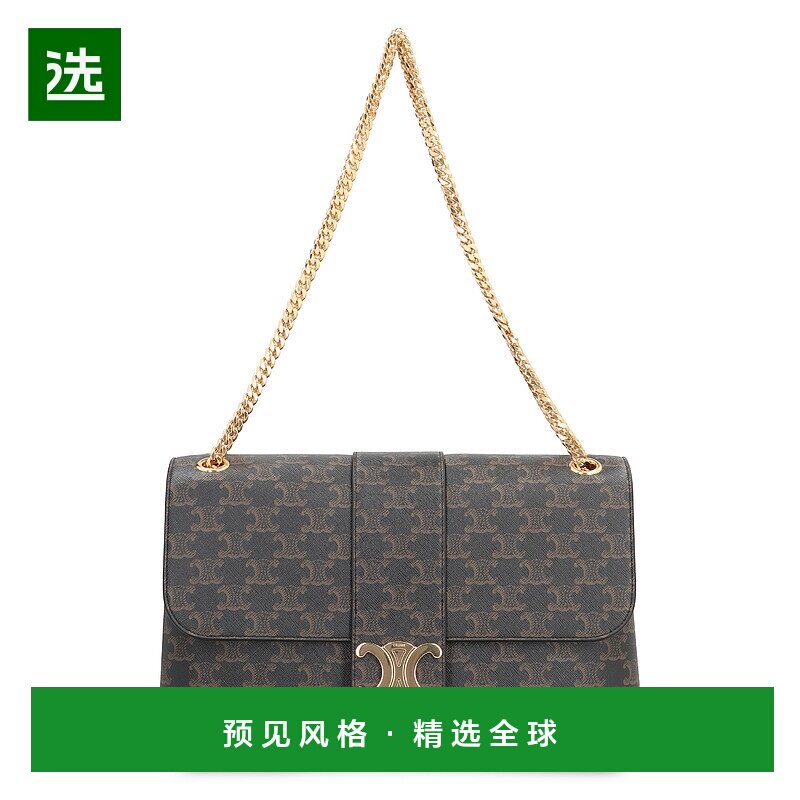 1h可退 香港直邮Celine 思琳 女士 VICTOIRE大号标志印花单肩包 1