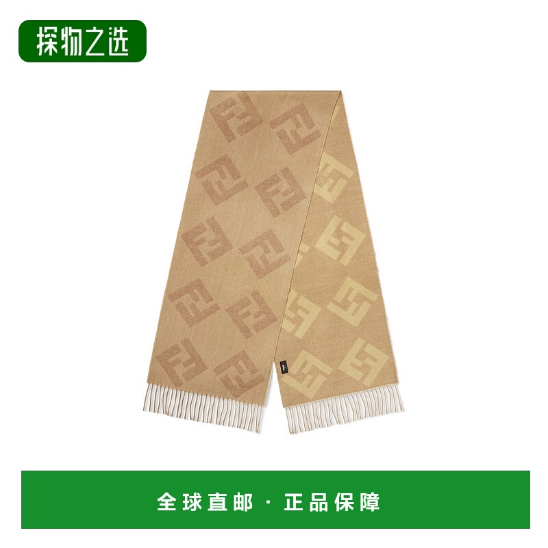 香港直邮Fendi FF 羊毛围巾 FXS424AVDQ