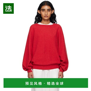 1h可退 香港直邮Baserange 女士 红色 Soar Purl 毛衣 PUSOS羊绒