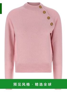 香港直邮BALMAIN 女士针织衫 GF1KA130KI874HR SS2026 粉红色