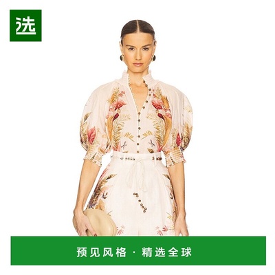 1h可退 香港直邮ZIMMERMANN 女士 Ascension 翻腾衫 4556TSS253