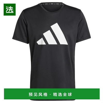 香港直邮ADIDAS 男士户外T恤 IL7235NERO CO 黑色 T-SHIRT UOMO R