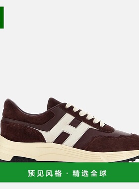 欧洲直邮Hogan Hyperlight酒红色运动鞋男款跑鞋休闲男鞋