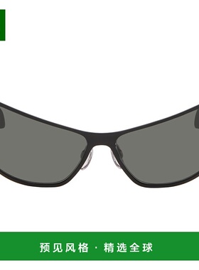 1h可退 香港直邮Off-white 男士 黑色 Luna 太阳镜 OERI102F23MET