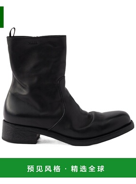 1h可退 香港直邮Prada 皮质拉链靴 2UA006V69FX000短靴男靴