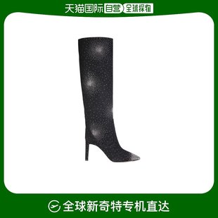 香港直邮Jimmy MAVIS85高筒靴 MAVIS85DCEBLACKCRYSTAL Choo