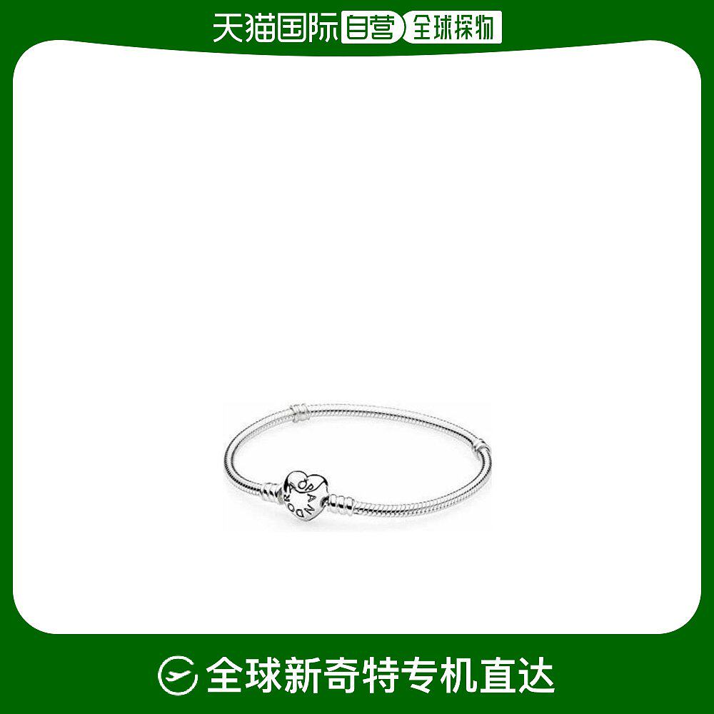 香港直邮pandora 爱心扣蛇骨手链 59071