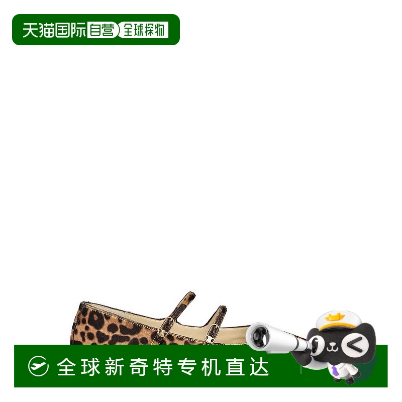1h可退 香港直邮Celine 思琳 女士 豹纹印花芭蕾舞鞋 360204598C