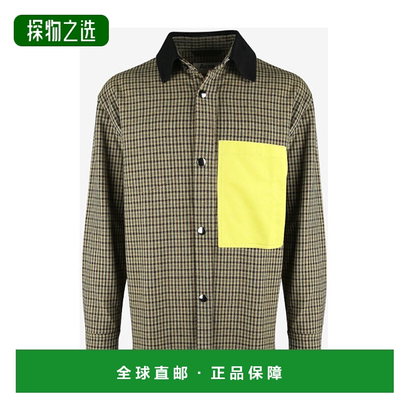 香港直邮Acne Studios 格纹长袖衬衫 B90263