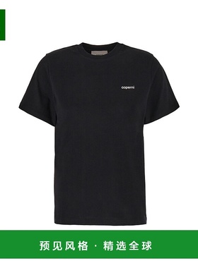 1h可退 香港直邮Coperni 女士 黑色棉质T恤 COPJS03504BLACK