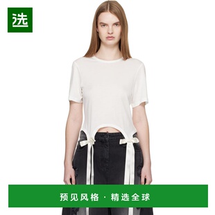 1h可退 香港直邮Simone Rocha 蒙娜·罗莎 女士 灰白色 Bow Tail