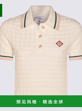 香港直邮CASABLANCA 女士POLO衫 WPF25KW101701 AW2025 白色