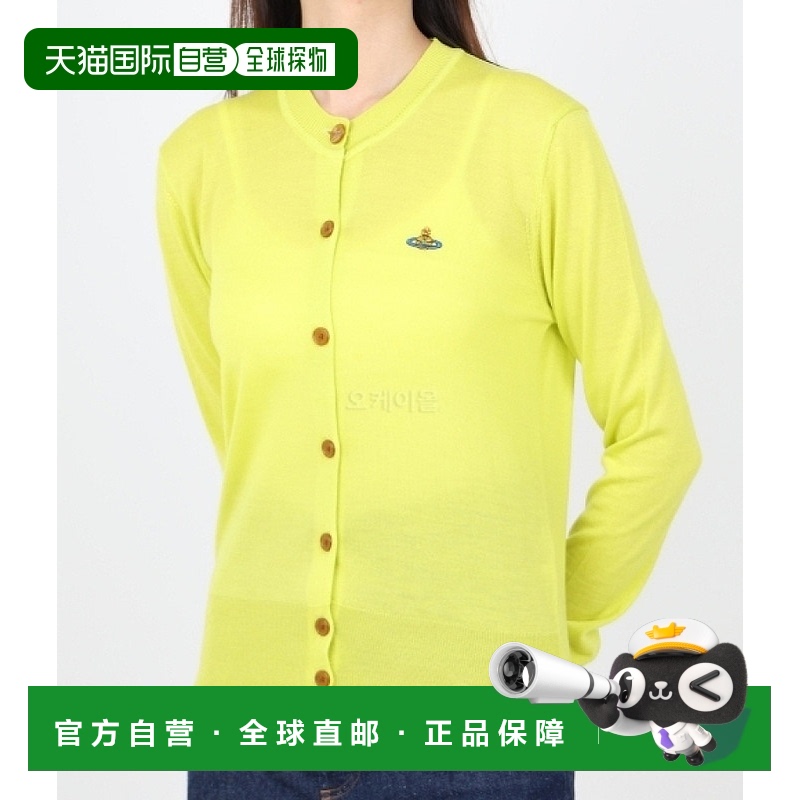 韩国直邮Vivienne Westwood薇薇安·威斯特伍德针织衫女款黄绿色