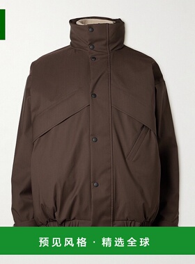 香港直邮1h可退 Loro Piana 诺悠翩雅 男士 徽标贴羊毛滑雪休闲夹