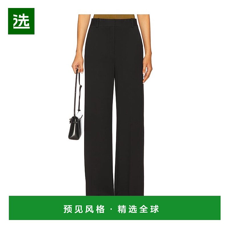 1h可退 香港直邮THEORY 希尔瑞 女士 裤子 O0826212 black黑色 舒图片