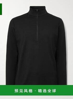 1h可退 香港直邮Lululemon 男士 Recycled-Jersey 弹力半拉链卫衣