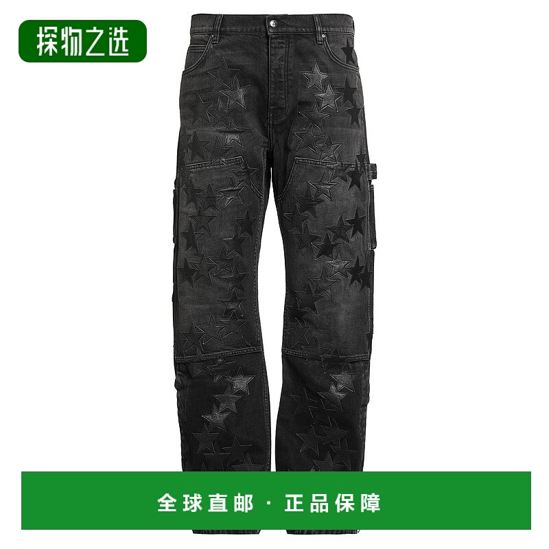 香港直邮AMIRI 男士 牛仔长裤 black黑色 舒适时尚