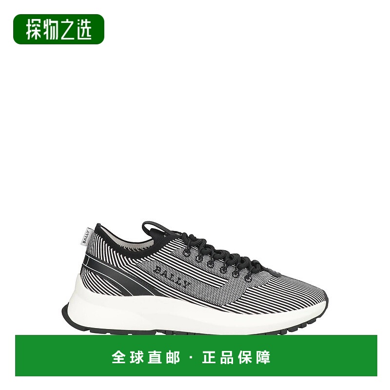香港直邮Bally 巴利 男士 运动鞋 black黑色 舒适时尚
