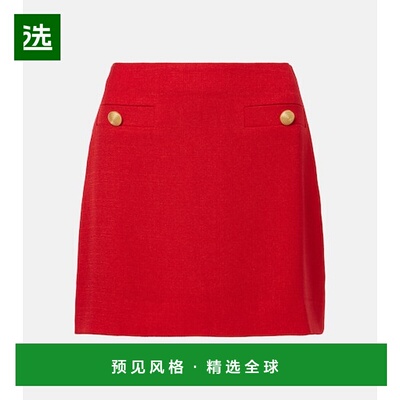 1h可退 香港直邮RIXO 女士 Stefania 迷你半身裙 red红色 舒适时