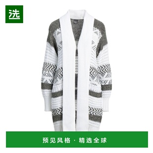 1h可退 香港直邮Lorena Antoniazzi 女士 针织开衫 white白色 舒