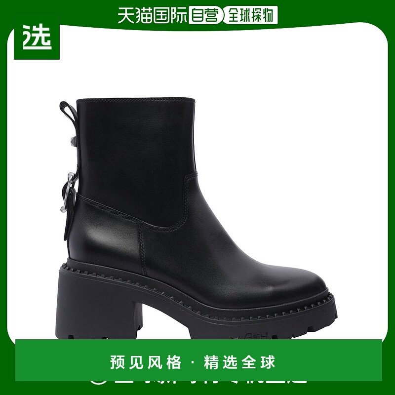 1h可退 欧洲直邮ASH 女士中筒靴子圆头拉链流行女鞋 NEWTON01