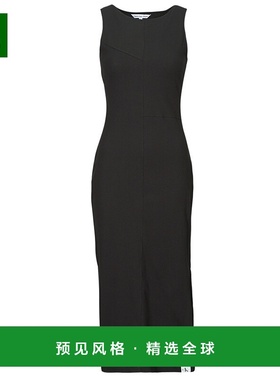 欧洲直邮Calvin Klein Jeans 女士 SEAMING LONG RIB DRESS 长连