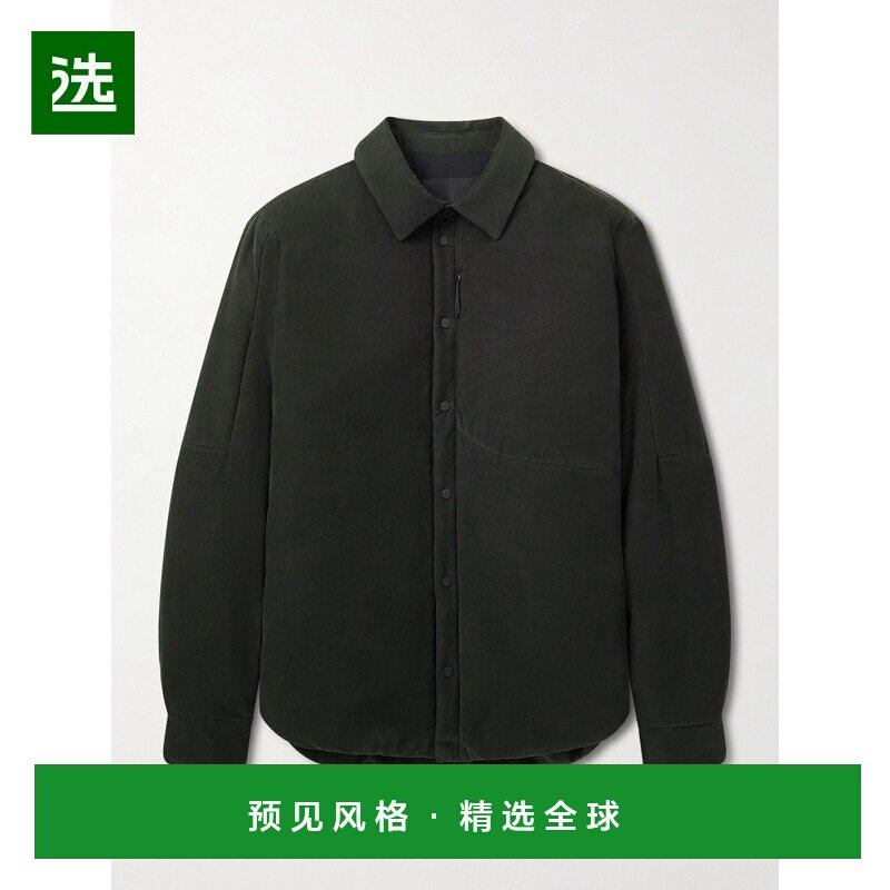 1h可退 Sease 男士 Gate 2.0 带里衬棉质灯芯绒衬衫式夹