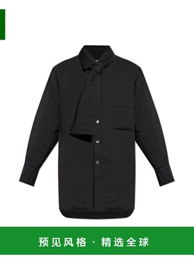 香港直邮YOHJI YAMAMOTO 男士衬衫 HLB2921501 AW2025 黑色