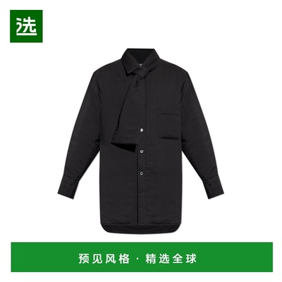 香港直邮YOHJI YAMAMOTO 男士衬衫 HLB2921501 AW2025 黑色