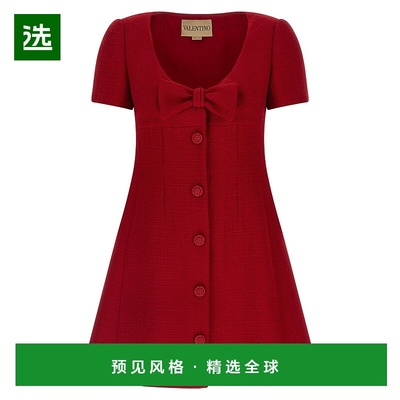 香港直邮valentino 华伦天奴 女士 Garavani 蝴蝶结连衣裙 B0VAH3