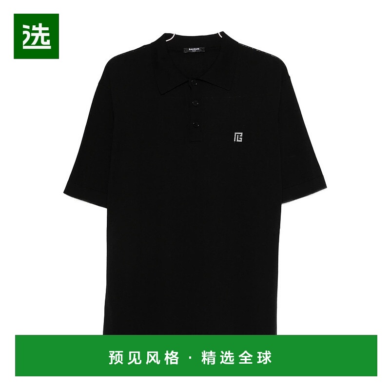 香港直邮Balmain 短袖POLO衫 GH1GB044KJ53