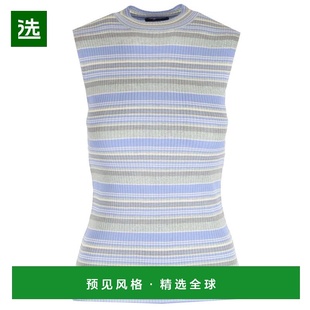 香港直邮THEORY 女士衬衫 M11127271A8 SS2023 灰色 Ribbed Knit