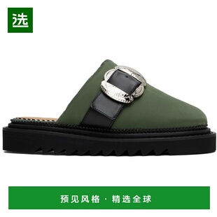 1h可退 【美国直邮】Toga Virilis 卡其色带扣拖鞋 男士低帮正装