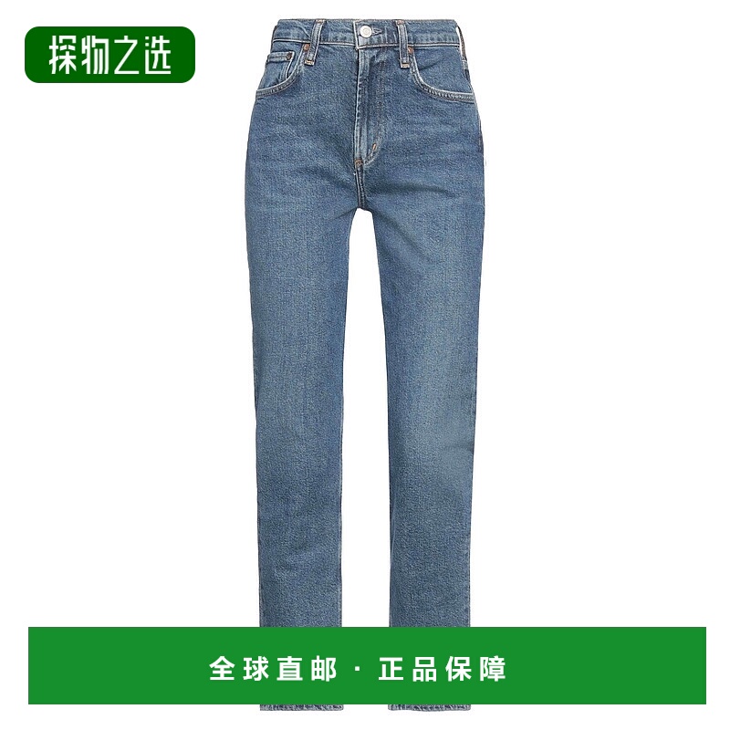 香港直邮AGOLDE 女士 牛仔长裤 blue蓝色 舒适时尚
