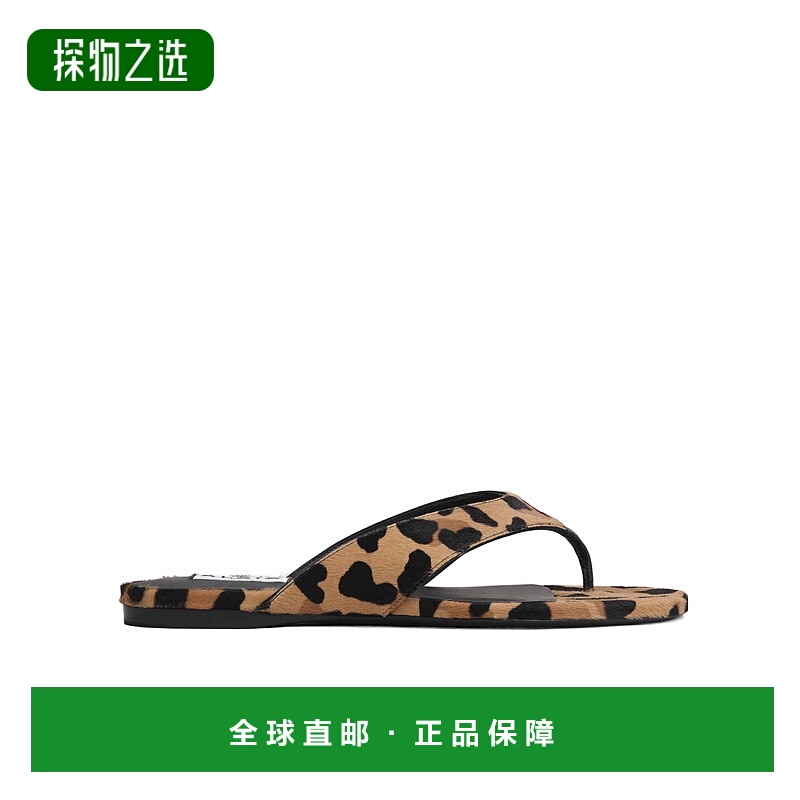 香港直邮Alaia INFRADITO 豹纹拖鞋 AA3S131CK205