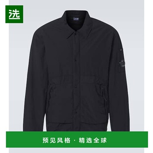 1h可退 香港直邮cp company 男士 高科技军装夹克 black黑色 舒适