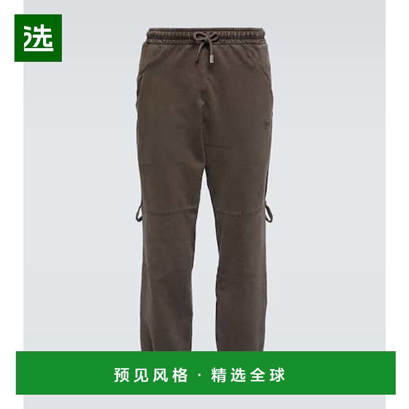 香港直邮Jacquemus 男士 Le Jogging Camargue 棉质抓绒运动裤