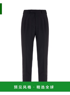 1h可退 香港直邮pt01 男士 深蓝弹力羊毛长裤 CORFZAZ40TTKRB11
