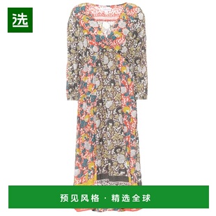 1h可退 香港直邮Velvet 女士 Voletta 花朵棉质长款连衣裙