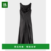 女士 Nat 美国直邮 1h可退 Neck Rails Cowl Dress Satin Midi