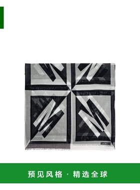 1h可退 香港直邮MOSCHINO 男士围巾 03321M3401005 SS2026 灰色