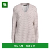 美国直邮 Fabiana Filippi女士毛衣长袖 1h可退 长款 V领羊绒针